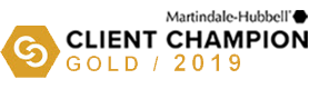 Martindale-Hubbell Client Champion Gold 2019