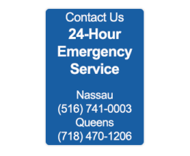 24-Hour Emergency Service — Nassau & Queens