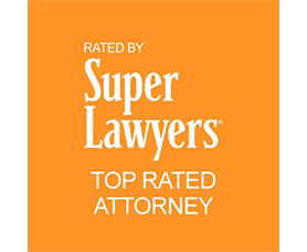Rated by Super Lawyers — Top Rated Attorney